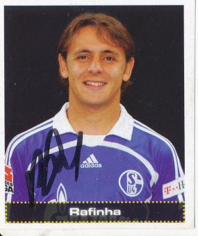 Rafinha  Schalke 04  2007/2008 Panini Bundesliga Sticker original signiert 