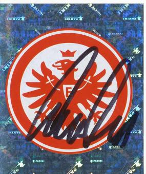 Friedhelm Funkel  Eintracht Frankfurt  2007/2008 Panini Bundesliga Sticker original signiert 