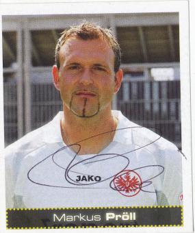 Markus Pröll  Eintracht Frankfurt  2007/2008 Panini Bundesliga Sticker original signiert 