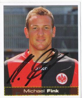 Michael Fink  Eintracht Frankfurt  2007/2008 Panini Bundesliga Sticker original signiert 
