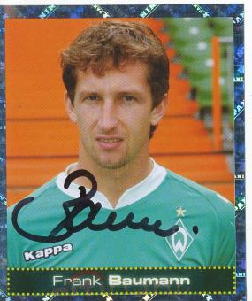 Frank Baumann  SV Werder Bremen  2007/2008 Panini Bundesliga Sticker original signiert 