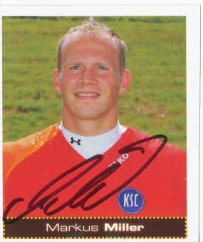 Markus Miller  Karlsruher SC  2007/2008 Panini Bundesliga Sticker original signiert 