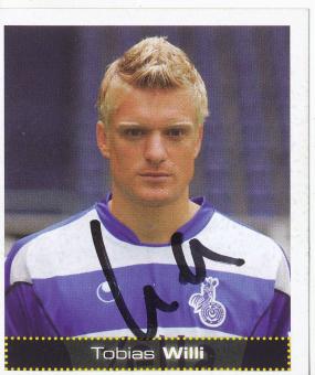 Tobias Willi  MSV Duisburg  2007/2008 Panini Bundesliga Sticker original signiert 