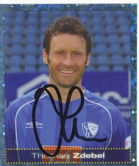 Thomas Zdebel  VFL Bochum  2007/2008 Panini Bundesliga Sticker original signiert 