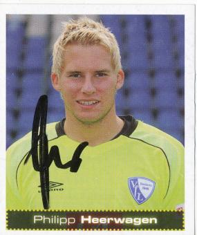 Philipp Heerwagen  VFL Bochum  2007/2008 Panini Bundesliga Sticker original signiert 