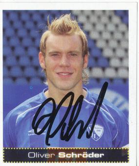 Oliver Schröder  VFL Bochum  2007/2008 Panini Bundesliga Sticker original signiert 