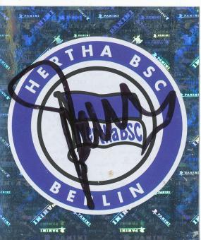 Lucien Favre  Hertha BSC Berlin  2007/2008 Panini Bundesliga Sticker original signiert 