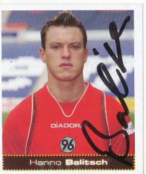 Hanno Balitsch  Hannover 96  2007/2008 Panini Bundesliga Sticker original signiert 