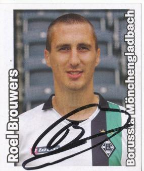 Roel Brouwers  Borussia Mönchengladbach  2008/2009 Panini Bundesliga Sticker original signiert 