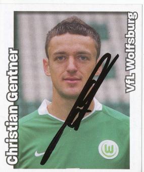 Christian Gentner  VFL Wolfsburg  2008/2009 Panini Bundesliga Sticker original signiert 