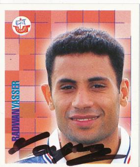 Radwan Yasser  FC Hansa Rostock 1999  Panini Bundesliga Sticker original signiert 
