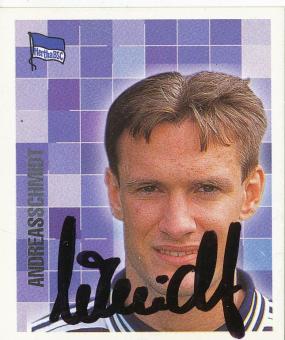 Andreas Schmidt  Hertha BSC Berlin  1999  Panini Bundesliga Sticker original signiert 