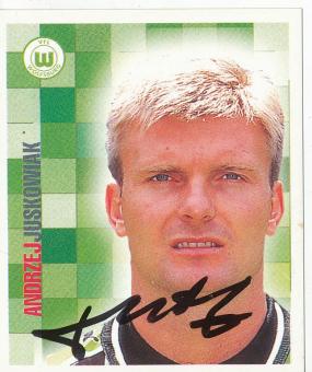 Andrzej Juskowiak  VFL Wolfsburg  1999  Panini Bundesliga Sticker original signiert 