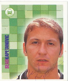 Sead Kapetanovic  VFL Wolfsburg  1999  Panini Bundesliga Sticker original signiert 