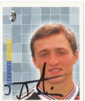 Alexander Iashvili  SC Freiburg  1999  Panini Bundesliga Sticker original signiert 