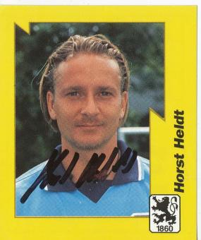 Horst Heldt  1860 München 1997/1998  Panini Bundesliga Sticker original signiert 