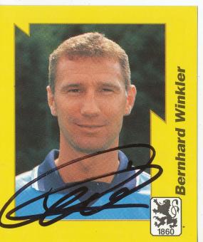 Bernhard Winkler  1860 München 1997/1998  Panini Bundesliga Sticker original signiert 