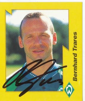 Bernhard Trares  SV Werder Bremen 1997/1998  Panini Bundesliga Sticker original signiert 