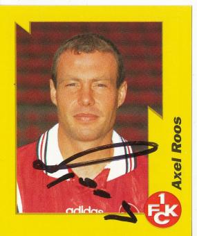 Axel Roos  FC Kaiserslautern 1997/1998  Panini Bundesliga Sticker original signiert 