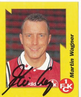 Martin Wagner  FC Kaiserslautern 1997/1998  Panini Bundesliga Sticker original signiert 