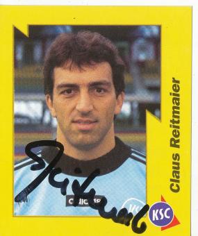 Claus Reitmaier  Karlsruher SC 1997/1998  Panini Bundesliga Sticker original signiert 