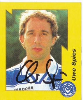Uwe Spies  Karlsruher SC 1997/1998  Panini Bundesliga Sticker original signiert 