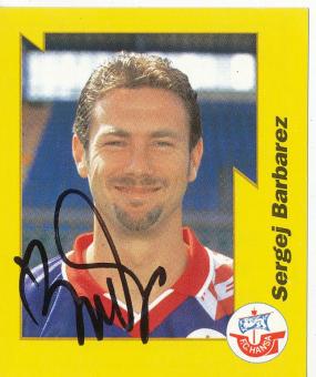 Sergej Barbarez  FC Hansa Rostock  1997/1998  Panini Bundesliga Sticker original signiert 