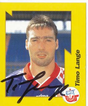 Timo Lange  FC Hansa Rostock  1997/1998  Panini Bundesliga Sticker original signiert 