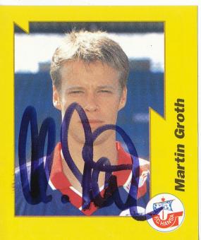 Martin Groth  FC Hansa Rostock  1997/1998  Panini Bundesliga Sticker original signiert 
