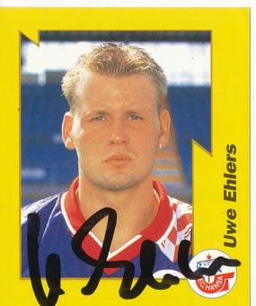 Uwe Ehlers  FC Hansa Rostock  1997/1998  Panini Bundesliga Sticker original signiert 
