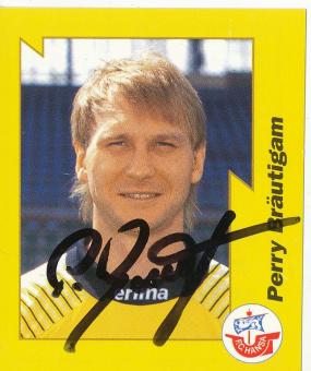 Perry Bräutigam  FC Hansa Rostock  1997/1998  Panini Bundesliga Sticker original signiert 