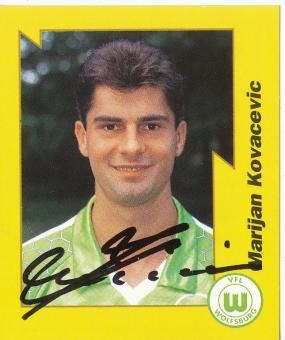 Marijan Kovacevic  VFL Wolfsburg  1997/1998  Panini Bundesliga Sticker original signiert 
