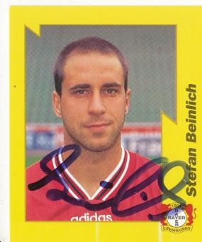 Stefan Beinlich  Bayer 04 Leverkusen  1997/1998  Panini Bundesliga Sticker original signiert 