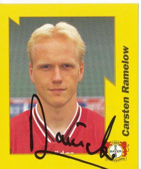 Carsten Ramelow  Bayer 04 Leverkusen  1997/1998  Panini Bundesliga Sticker original signiert 