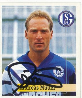 Andreas Müller  FC Schalke 04  1994/1995  Panini Bundesliga Sticker original signiert 