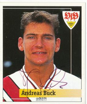 Andreas Buck  VFB Stuttgart  1994/1995  Panini Bundesliga Sticker original signiert 