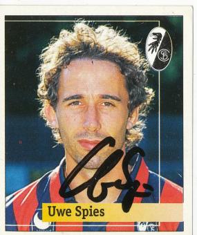 Uwe Spies  SC Freiburg  1994/1995  Panini Bundesliga Sticker original signiert 