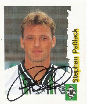 Stephan Paßlack  Borussia Mönchengladbach  1996/1997  Panini Bundesliga Sticker original signiert 