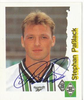 Stephan Paßlack  Borussia Mönchengladbach  1996/1997  Panini Bundesliga Sticker original signiert 