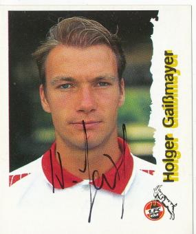 Holger Gaißmayer  FC Köln  1996/1997  Panini Bundesliga Sticker original signiert 