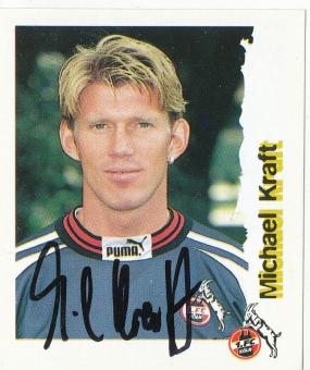 Michael Kraft  FC Köln  1996/1997  Panini Bundesliga Sticker original signiert 