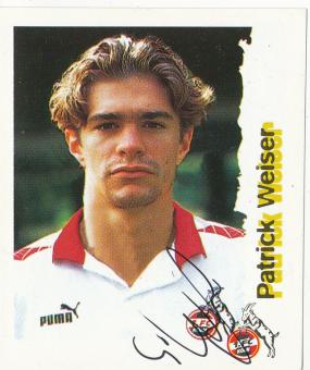 Patrick Weiser  FC Köln  1996/1997  Panini Bundesliga Sticker original signiert 