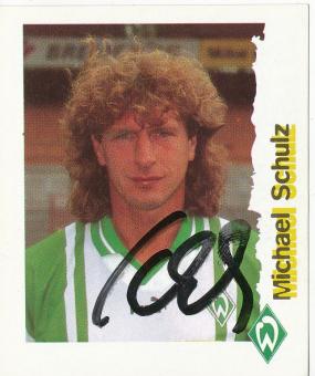 Michael Schulz  SV Werder Bremen  1996/1997  Panini Bundesliga Sticker original signiert 