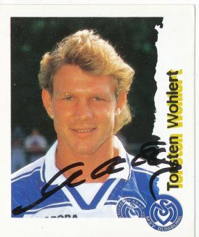 Torsten Wohlert  MSV Duisburg  1996/1997  Panini Bundesliga Sticker original signiert 