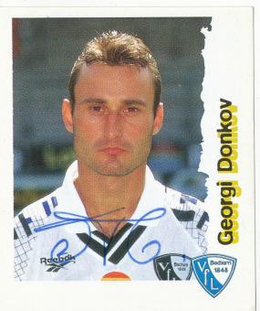 Georgi Donkov  VFL Bochum  1996/1997  Panini Bundesliga Sticker original signiert 