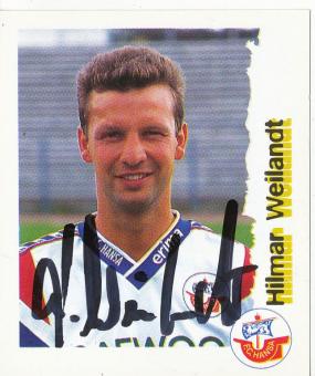 Hilmar Weilandt  FC Hansa Rostock  1996/1997  Panini Bundesliga Sticker original signiert 