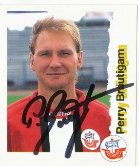 Perry Bräutigam  FC Hansa Rostock  1996/1997  Panini Bundesliga Sticker original signiert 