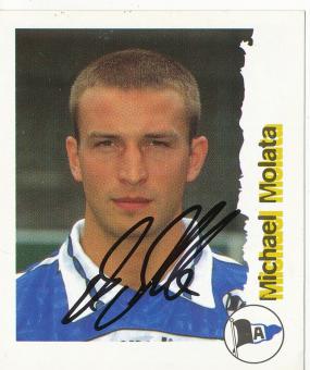 Michael Molata  Arminia Bielefeld  1996/1997  Panini Bundesliga Sticker original signiert 