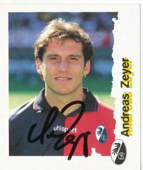 Andreas Zeyer  SC Freiburg  1996/1997  Panini Bundesliga Sticker original signiert 