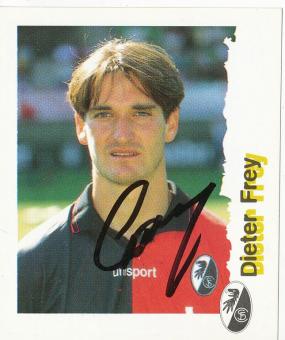 Dieter Frey  SC Freiburg  1996/1997  Panini Bundesliga Sticker original signiert 